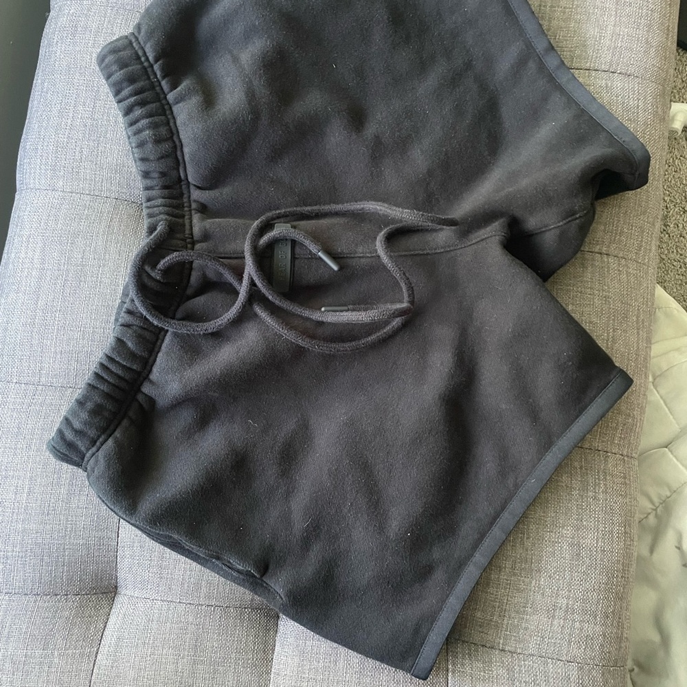 Essentials Black Men's Shorts